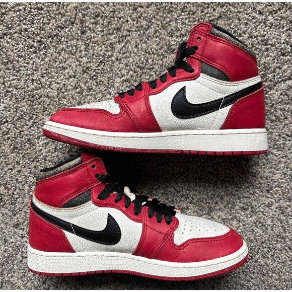 Nike Air Jordan 1 Chicago Reimagined Lost & Found Size 4.5 Youth (Size 6 Women's - Picture 2 of 8